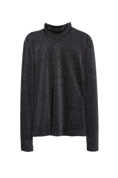 光澤月光灰單品上衣