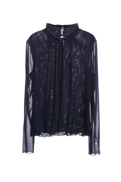 海軍藍輕柔內搭上衣